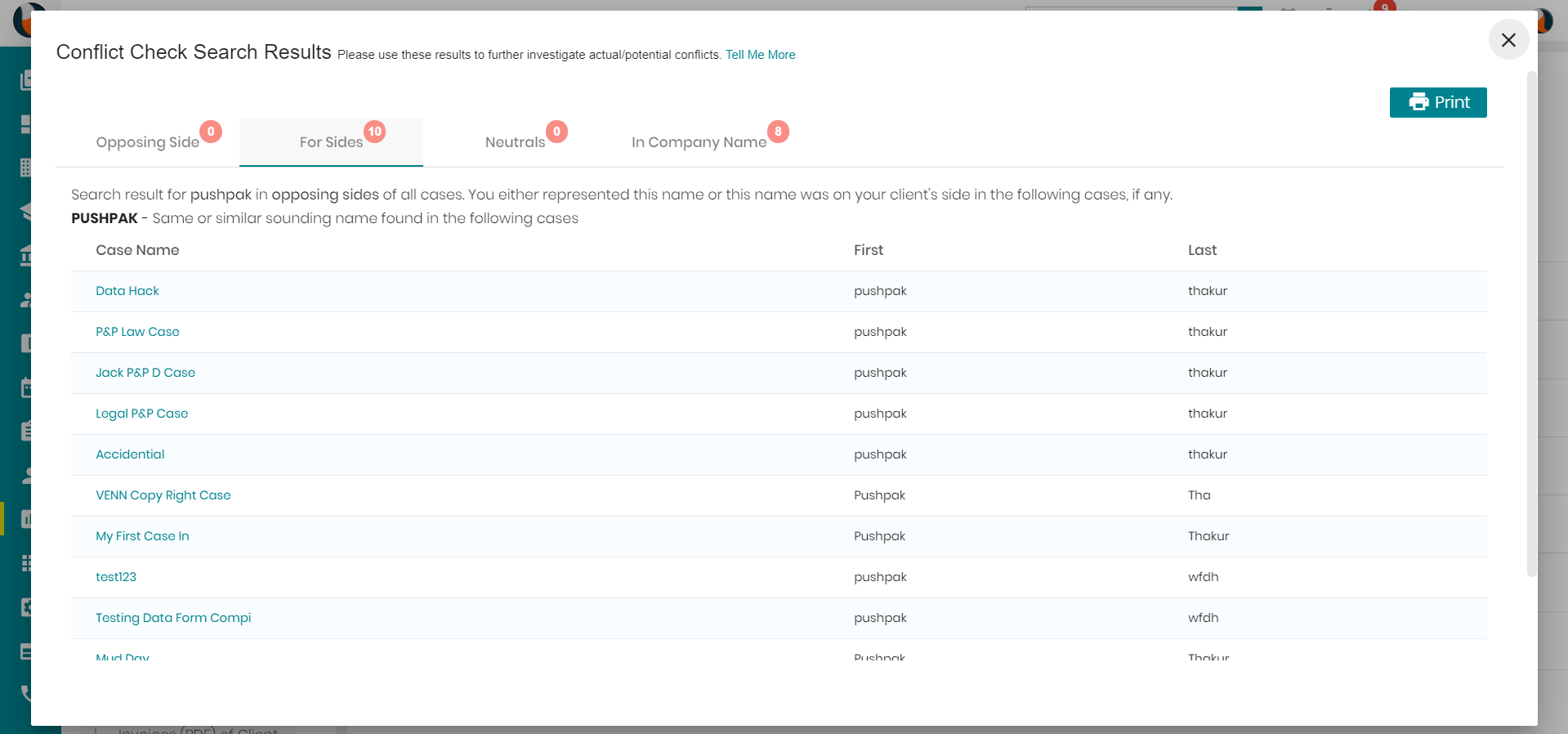 Conflict Check Software for Law Firms  CaseFox